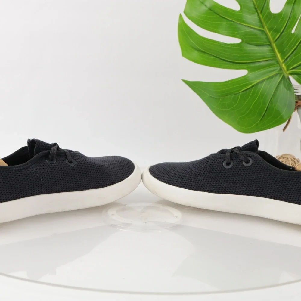 Allbirds Mens TS Tree Skipper Running Shoe Size 11 Navy Knit Lace Up Low Sneaker